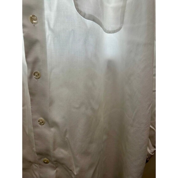 Men’s Rochester Button Down. White Long Sleeve Collared (538) - Picture 2 of 4